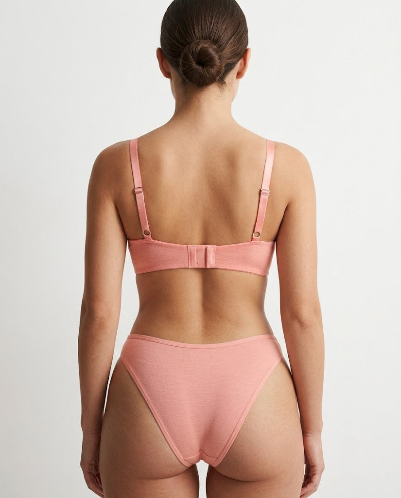 Conjunto Lingerie Delicotton Rosa