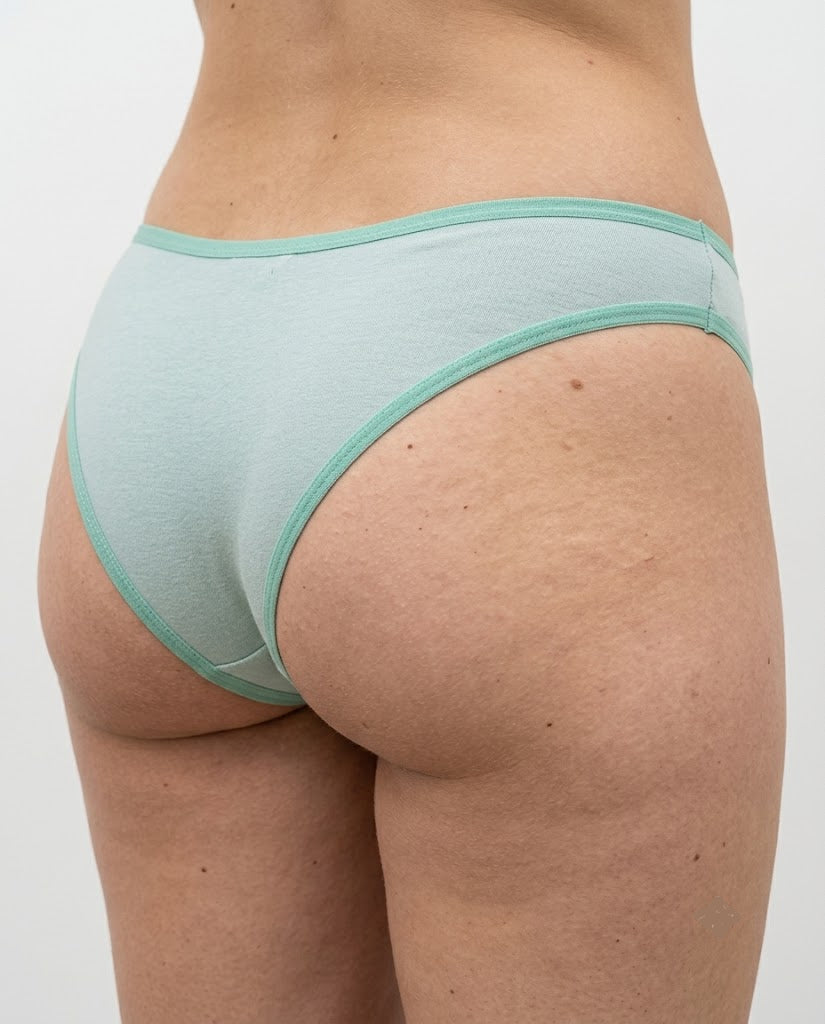 Calcinha Milena Lingerie Delicótton Verde Théos