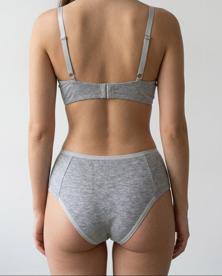Conjunto Delicotton Cinza