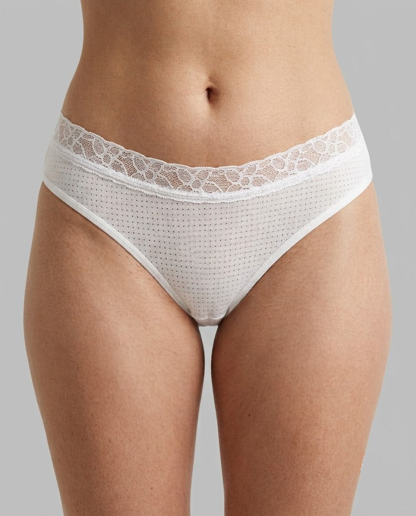 Calcinha Débora Delicótton Dryfit Branca