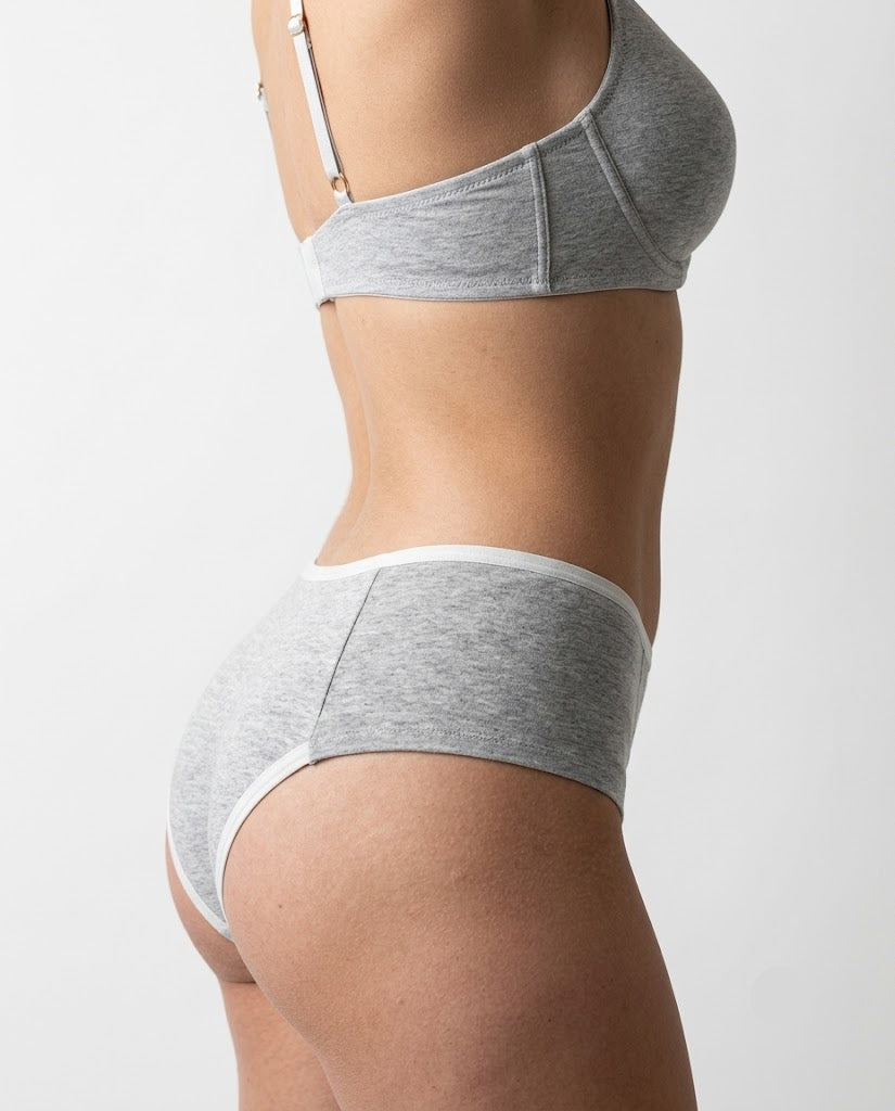 Conjunto Delicotton Cinza